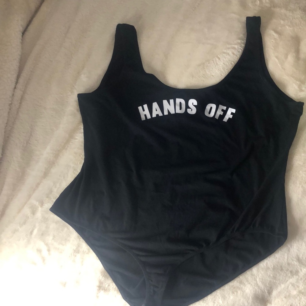 “Hands Off” bodysuit